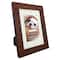 Expressions™ 3.5" x 5" Espresso Rustic Frame with Mat by Studio Décor®